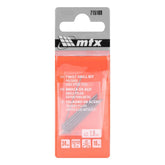 Broca Aço Rápido 1 Mm HSS 10 Peças Polida Haste Cilíndrica Standard Mtx Para Metal
