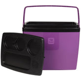 Caixa Térmica 19 Litros Polipropileno Bel Açaí e Preta com Isolamento EPS