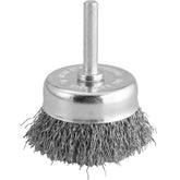 Escova Copo 2'' Haste 1/4'' 4500Rpm Aço Inox Ondulado Vonder 6325000002