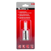 Broca Diamantada Para Vidro 22mm Haste Triangular Aço 45 MTX 726229 Furos Precisos
