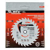 Disco Circular Widea 110mm (4,3/8'') 24 Dentes 22,23mm Bucha 20mm MTX para Madeira e MDF