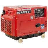 Gerador à Diesel Dg6000Es 120/240V Biv 4600W Kawashima