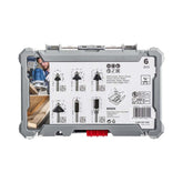 Jogo De Fresas Bosch Standard Encaixe De 1/4'' 6 Peças