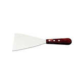 Espátula Raspador Tramontina 5 Polegadas Aço Inox Cabo Madeira Polywood Vermelha Profissional