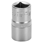 Soquete Sextavado 1/2'' 15mm CrV Cromado Vanádio Stels Encaixe 38mm