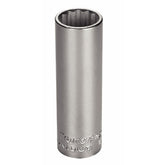 Soquete Estriado Longo 19mm 1/2'' Aço Cromo Vanádio Tramontina PRO