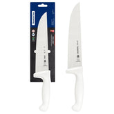 Faca Para Carne Profissional Master 8 Polegadas Aço Inox Cabo Branco Tramontina