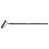Ancinho Duplo Metálico Pesado Tramontina 16 Dentes Haste 135cm – Para Jardinagem e Construção