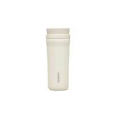 Copo Térmico Tramontina 460 ml Aço Inox Bege Bocal 360° Parede Dupla A Vácuo
