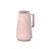 Bule Térmico Tramontina Exata 500 Ml Plástico Marmorizado Rosa Com Ampola De Vidro E Corta Pingos