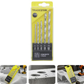 Jogo Broca Concreto 4 - 10 mm Vídea 5 Peças Tradestar