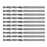 Broca Aço Rápido Standard para Metal 10 Unidades 1/8'' HSS Ângulo 118 Graus Kit MTX