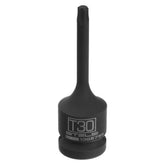 Soquete Estriado Encaixe 1/2'' Cromo Vanádio 1.3/16'' Com Clips Plástico Durável