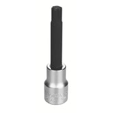 Soquete Aço Cromo Vanádio Ponta Ribe Longa 10mm 1/2'' Tramontina PRO Alta Resistência