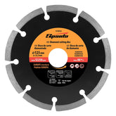 Disco de Corte Segmentado Diamantado 125 x 22,2mm com Anel Redutor 20mm Sparta 7310755 para Corte Seco