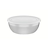 Pote Tramontina Freezinox Aço Inox Redondo 2,9 L 22 cm com Tampa Plástica Vedação Alta Qualidade