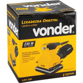 Lixadeira Orbital 127V 230W 15000Opm 110x100mm Lov230 Nove54 Com Coletor De Pó
