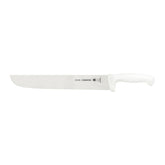 Faca Para Carne Tramontina Profissional Master 12 Polegadas Aço Inox Cabo Branco Antimicrobiano