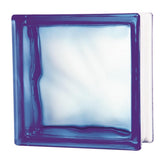 Tijolo de Vidro 19x19x8 Cloudy S-Color Azul 30 pçs Tradestar