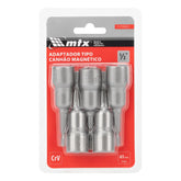 Soquete Magnético Para Parafusadeira 1/2 Pol 65mm 5 Pçs Ferramenta Profissional