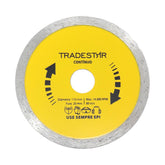 Disco Diamantado 110 mm Continuo Pro Furo 20 mm Tradestar