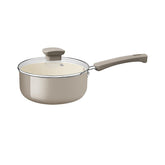Panela Tramontina Veronese Alumínio Reciclado Cerâmica Bege 18 Cm 2 L Com Tampa