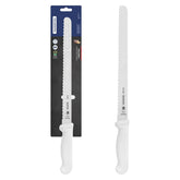 Faca Para Pão E Bolo Tramontina Profissional Master 12'' 30 Cm Aço Inox Cabo Branco