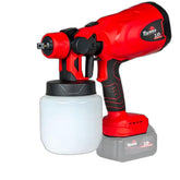 Pistola de Pintura Pulverizadora a Bateria Toyama TBT18GS800 18V 800ml Motor Brushless Sem Bateria Sem Carregador - Guimepa