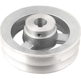 Polia Alumínio 2 Canais Perfil B 150mm com Furo 24mm Vonder