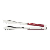 Pegador De Carne Tramontina Churrasco Aço Inox Cabo Polywood Vermelho