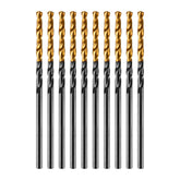Broca Aço Rápido 2mm 10pcs Nitreto Titânio Metal Profissional Gross Golden Tip 71720355