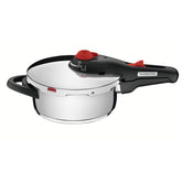 Panela De Pressão Tramontina Solar Aço Inox Fundo Triplo 3 L 22 Cm Com 5 Dispositivos De Segurança
