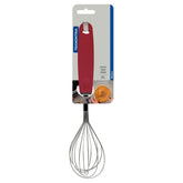 Batedor Manual Tramontina Utilità Aço Inox Cabo Polipropileno Vermelho Com Furo Para Pendurar