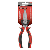 Alicate Bico Meia Cana Curvo 7 Polegadas 180 mm Niquelado Cabo Dupla Injeção Mtx