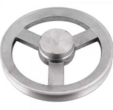 Polia alumínio 200mm 1 canal perfil b Vonder