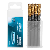 Jogo Broca Aço Rápido Titânio 9mm 8 Peças Gross – Perfuração Metal Durável