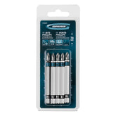 Bits Phillips PH1 Aço Rápido 70mm 5 Peças Para Parafusadeira Alta Qualidade