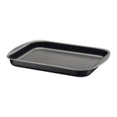 Assadeira Rasa Tramontina Brasil 34 cm 2,9 L Antiaderente Starflon Max Grafite Alumínio 0,8 mm