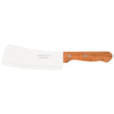 Cutelo Tramontina Dynamic Aço Inox 6 Polegadas 15 cm Cabo Madeira Natural para Carne e Churrasco