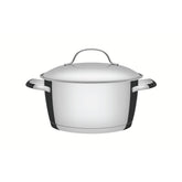 Caçarola Funda Tramontina Allegra Aço Inox Fundo Triplo 24 cm 5,7 L Para Indução