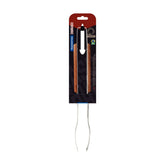 Pegador Para Carne Churrasco Tramontina Aço Inox E Cabo De Madeira 47 cm Profissional Resistente