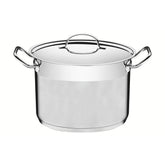Caldeirão Tramontina Professional Aço Inox Fundo Triplo 30 cm 15,2 L com Tampa Plana