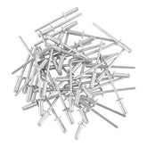 Rebite Repuxo 4,8 x 10mm 50 Unidades MTX Aço Galvanizado Resistente Corrosão