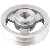 Polia Alumínio 2 Canais Perfil A 150mm com Furo 28mm Vonder