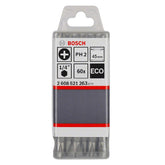 Ponta Dupla Parafusar Bosch Eco Extra Hard Ph1-Ph2 45mm 60U