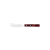 Espátula Para Manteiga Tramontina Polywood 3 Polegadas Lâmina Aço Inox E Cabo Madeira Vermelho
