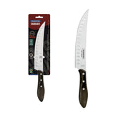 Faca Para Carne Butcher Tramontina 8 Polegadas Aço Inox Polywood Castanho