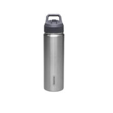 Garrafa Térmica Tramontina 650 Ml Inox Com Canudo Parede Dupla Isolar A Vácuo