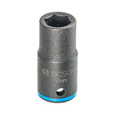 Soquete Bosch Impact Control M4 (7mm) 25X13mm Encaixe 1/4''