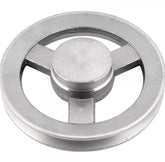 Polia alumínio 180mm 1 canal perfil b Vonder